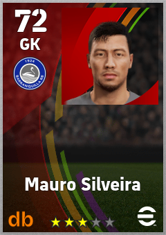 Mauro Silveira — GK, OVR 72, MAX 72