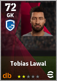 Tobias Lawal — GK, OVR 72, MAX 72
