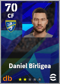 Daniel Bîrligea — CF, OVR 70, MAX 70