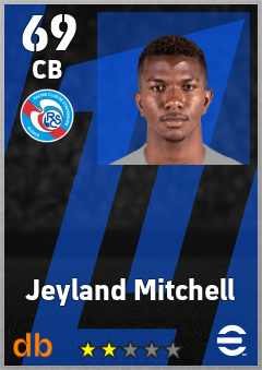 Jeyland Mitchell eFootball player card