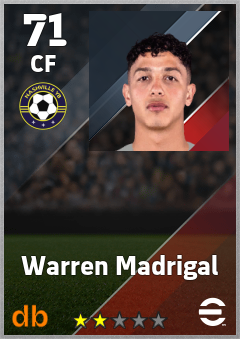 Warren Madrigal eFootball player card