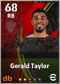 Gerald Taylor — RB, OVR 68, MAX 68