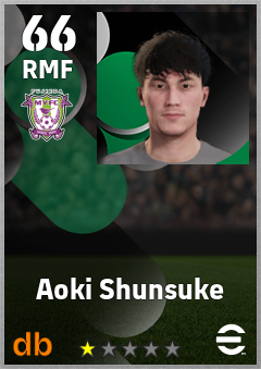 Aoki Shunsuke eFootball player card