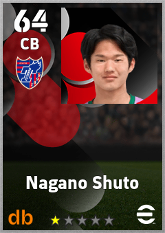 Nagano Shuto — CB, OVR 64, MAX 64