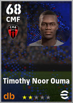Timothy Noor Ouma eFootball player card