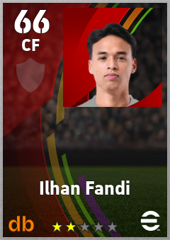 Ilhan Fandi eFootball player card