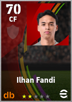 Ilhan Fandi eFootball player card