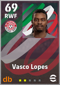 Vasco Lopes — RWF, OVR 69, MAX 69