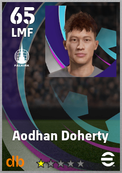 Aodhan Doherty eFootball player card
