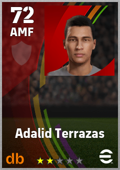 Adalid Terrazas — AMF, OVR 72, MAX 72