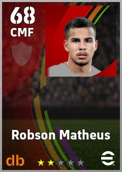 Robson Matheus — CMF, OVR 68, MAX 68