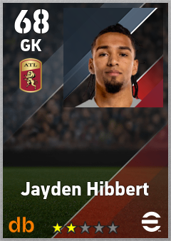 Jayden Hibbert — GK, OVR 68, MAX 68