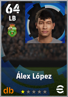 Álex López — LB, OVR 64, MAX 64