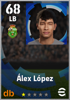 Álex López eFootball player card