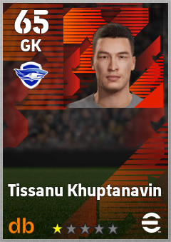 Tissanu Khuptanavin — GK, OVR 65, MAX 65
