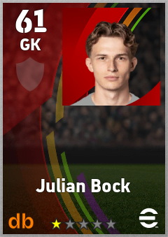 Julian Bock eFootball player card