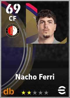 Nacho Ferri eFootball player card