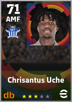 Chrisantus Uche — AMF, OVR 71, MAX 71