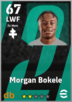 Morgan Bokele eFootball player card