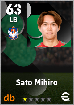 Sato Mihiro eFootball player card