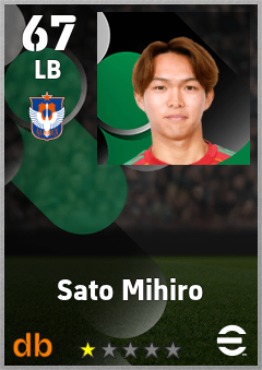 Sato Mihiro — LB, OVR 67, MAX 67