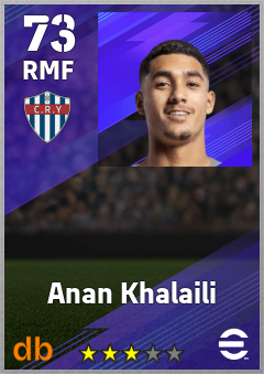Anan Khalaili eFootball player card