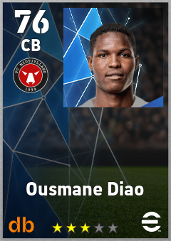 Ousmane Diao — CB, OVR 76, MAX 76