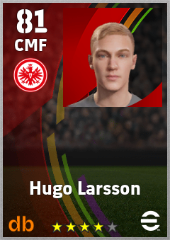 Hugo Larsson eFootball player card