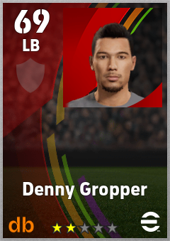 Denny Gropper eFootball player card