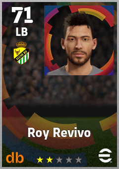 Roy Revivo — LB, OVR 71, MAX 71