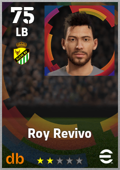 Roy Revivo — LB, OVR 75, MAX 75