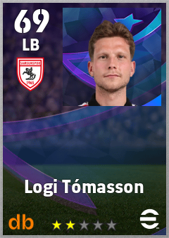 Logi Tómasson eFootball player card