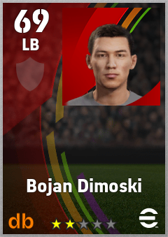 Bojan Dimoski — LB, OVR 69, MAX 69