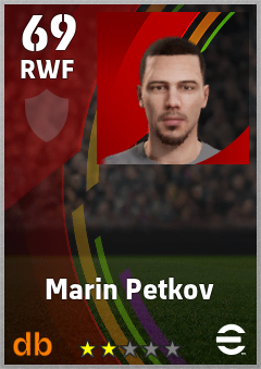 Marin Petkov eFootball player card