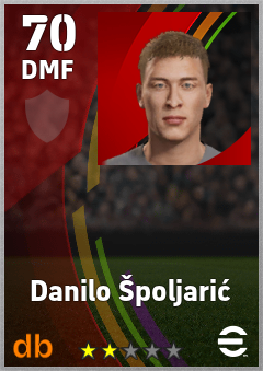 Danilo Špoljarić — DMF, OVR 70, MAX 70