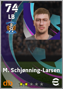 M. Schjønning-Larsen — LB, OVR 74, MAX 74