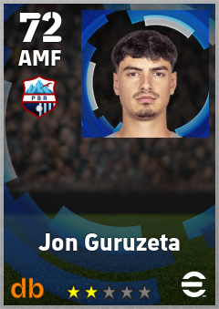 Jon Guruzeta — AMF, OVR 72, MAX 72