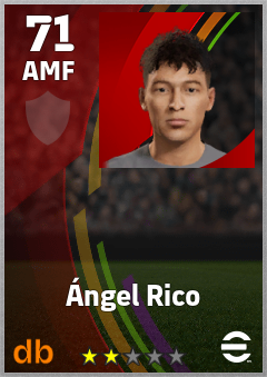 Ángel Rico eFootball player card