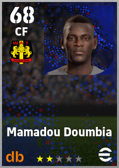 Mamadou Doumbia — CF, OVR 68, MAX 68