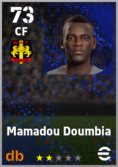 Mamadou Doumbia — CF, OVR 73, MAX 73
