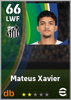 Mateus Xavier eFootball player card