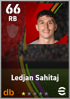 Ledjan Sahitaj — RB, OVR 66, MAX 66
