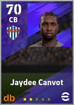 Jaydee Canvot eFootball player card