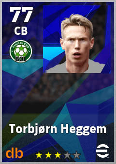 Torbjørn Heggem — CB, OVR 77, MAX 77