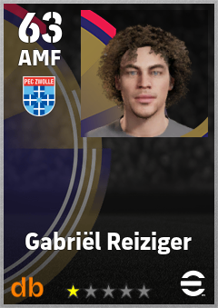 Gabriël Reiziger eFootball player card