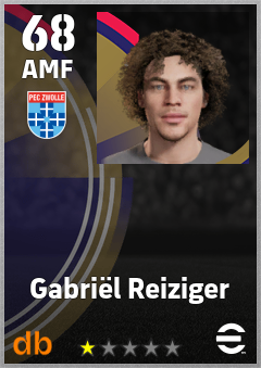 Gabriël Reiziger — AMF, OVR 68, MAX 68