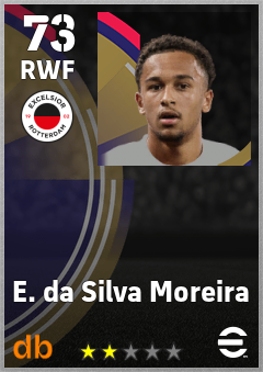 E. da Silva Moreira — RWF, OVR 73, MAX 73