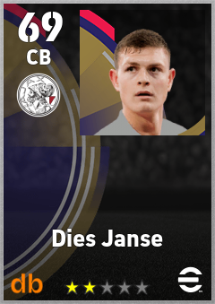 Dies Janse eFootball player card