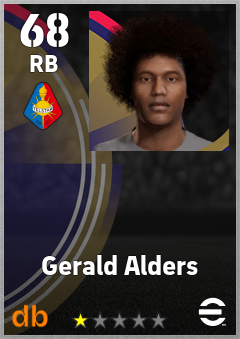 Gerald Alders — RB, OVR 68, MAX 68