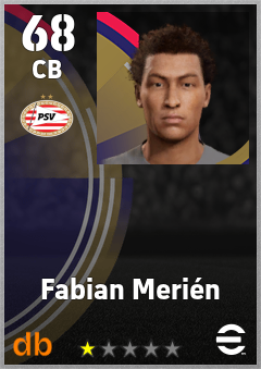 Fabian Merién — CB, OVR 68, MAX 68